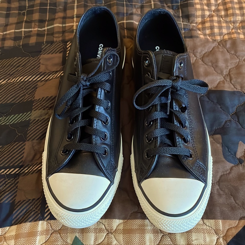 Black Leather Converse!
